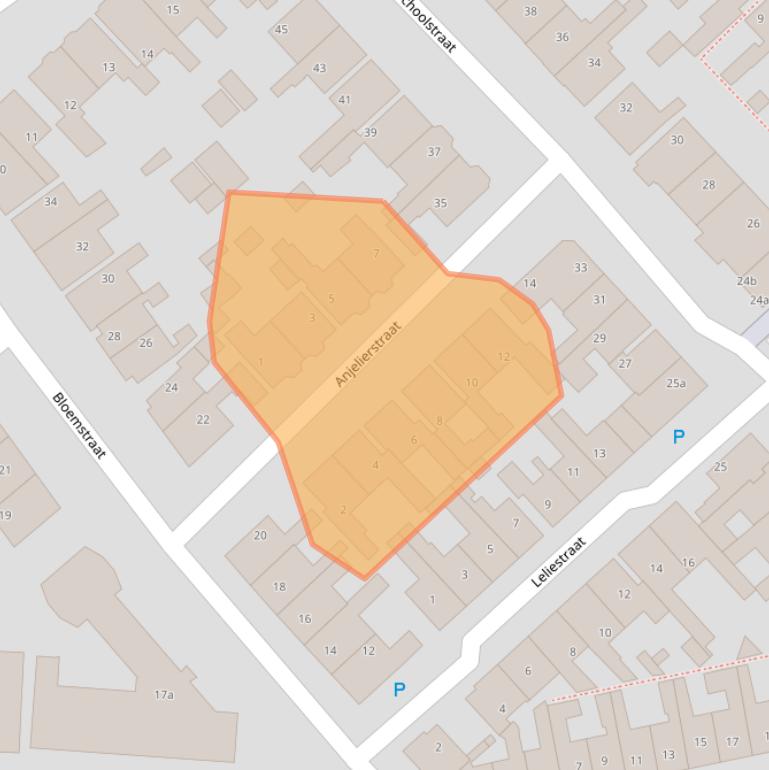 Kaart van postcodegebied 8603XM.