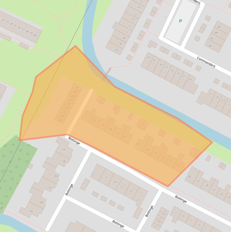 Kaart van postcodegebied 8604AK.