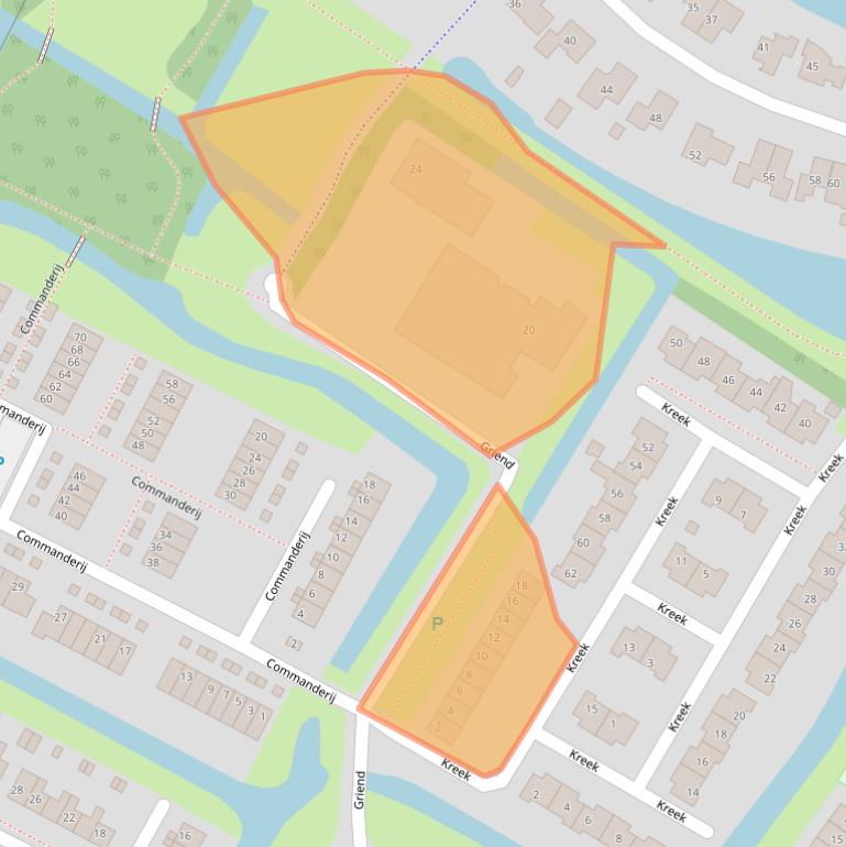 Kaart van postcodegebied 8604AS.