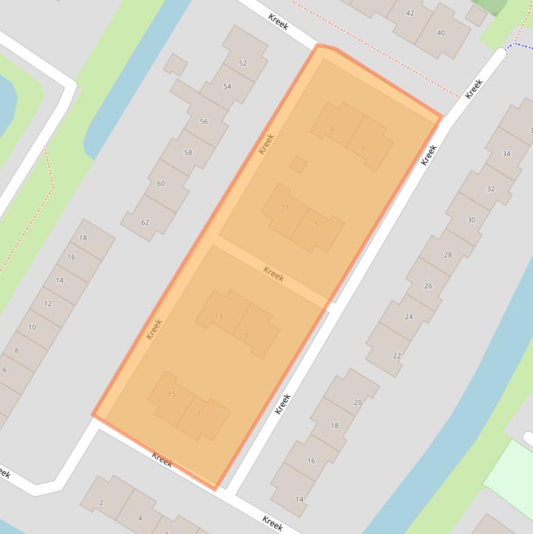 Kaart van postcodegebied 8604AT.