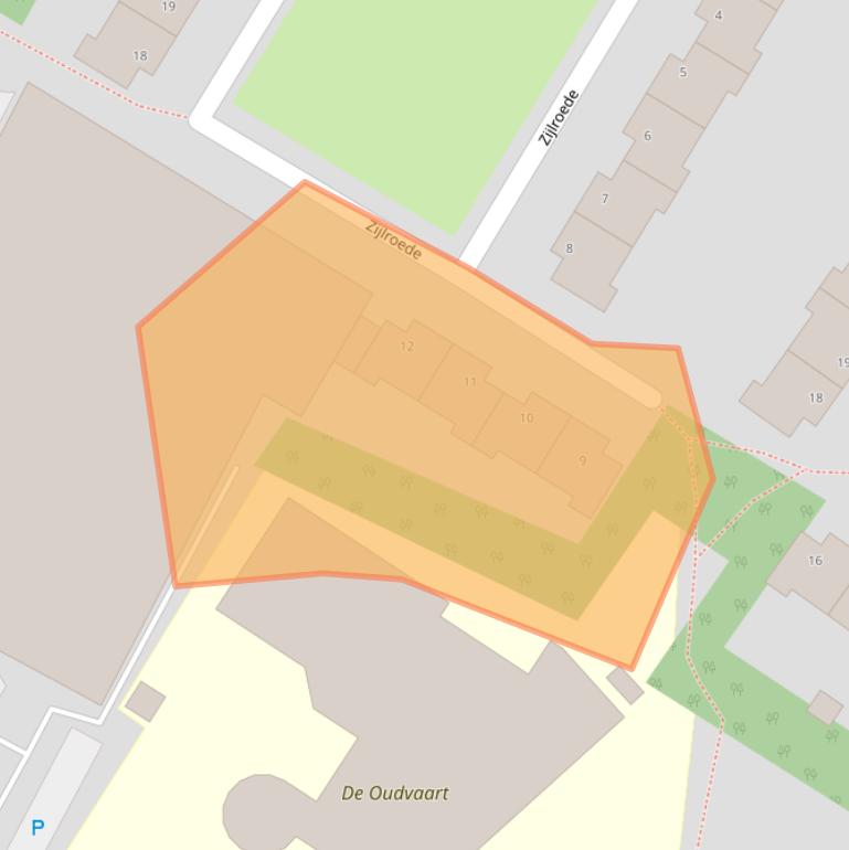 Kaart van postcodegebied 8604BA.