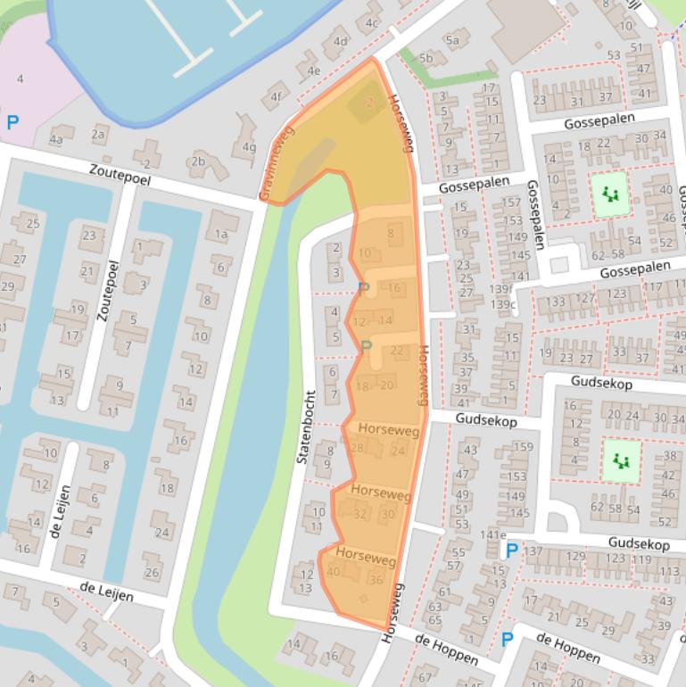 Kaart van postcodegebied 8604CL.