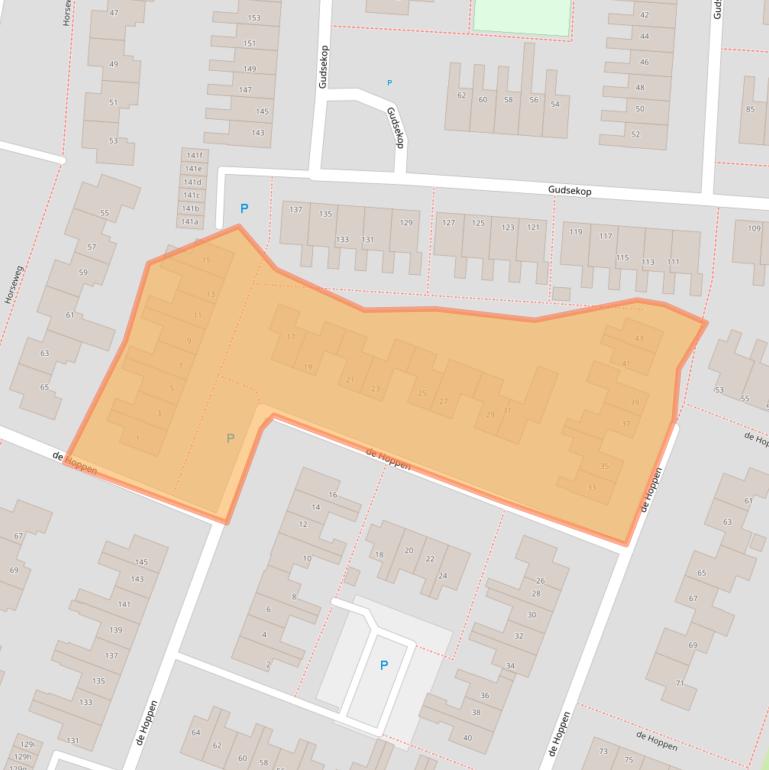 Kaart van postcodegebied 8604CM.