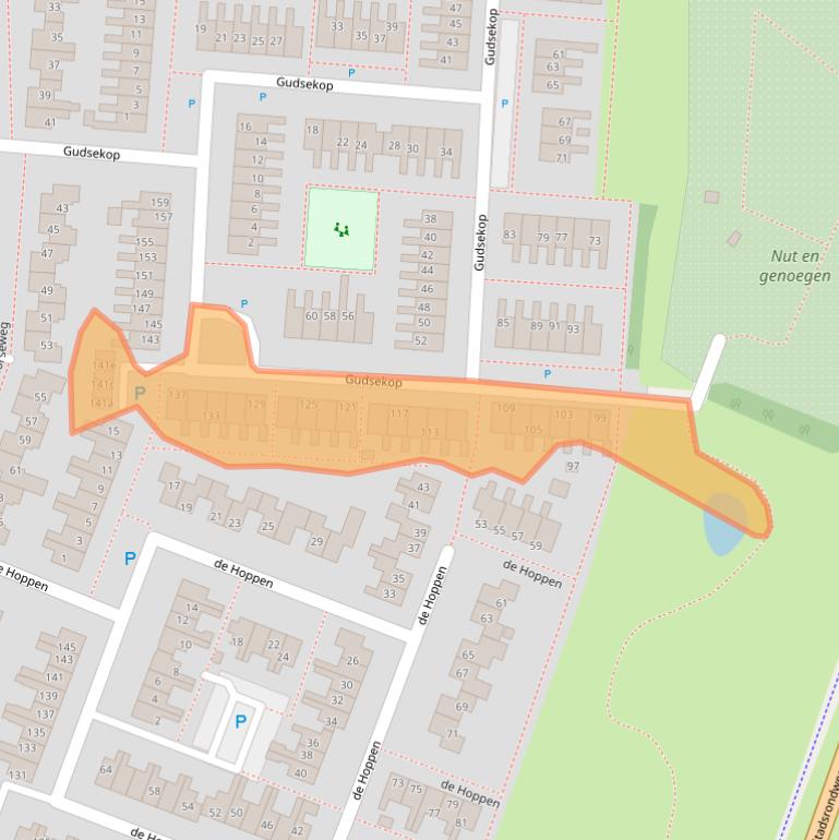 Kaart van postcodegebied 8604CZ.