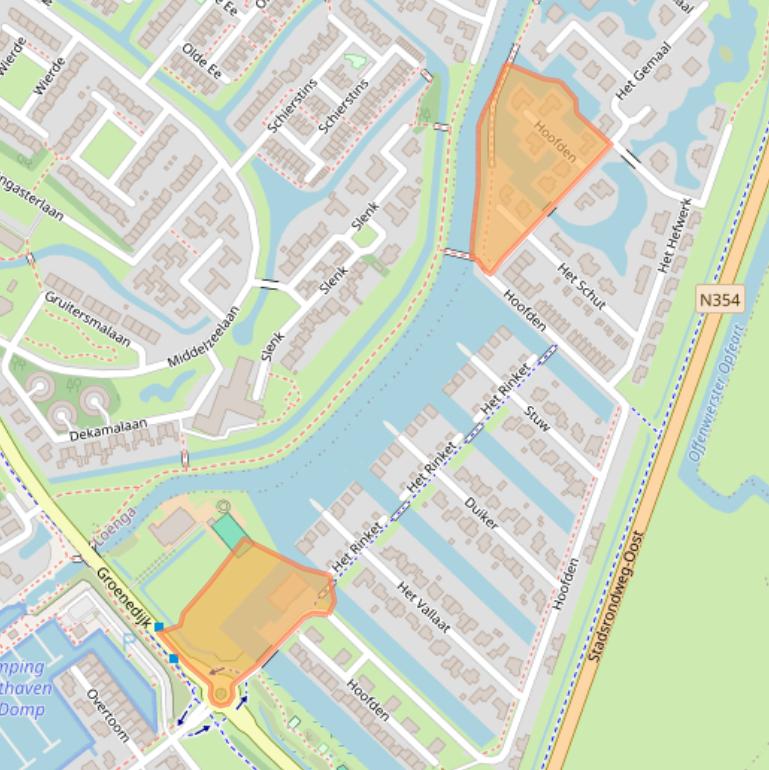 Kaart van postcodegebied 8604DA.