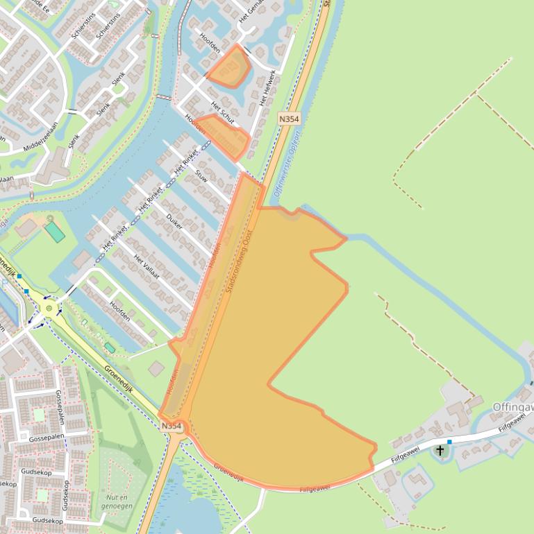 Kaart van postcodegebied 8604DK.