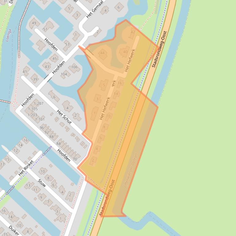 Kaart van postcodegebied 8604DM.