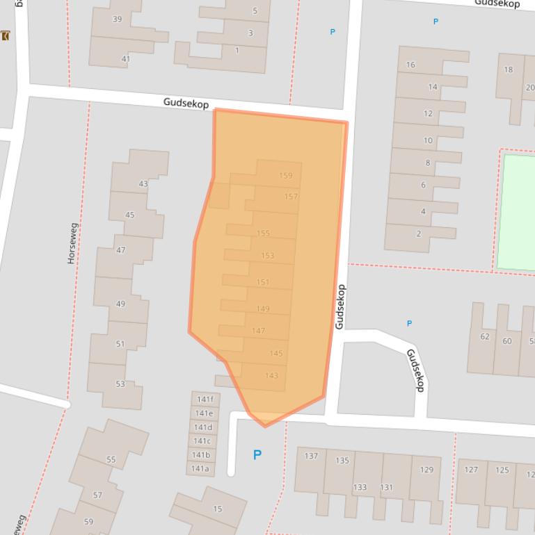 Kaart van postcodegebied 8604EA.