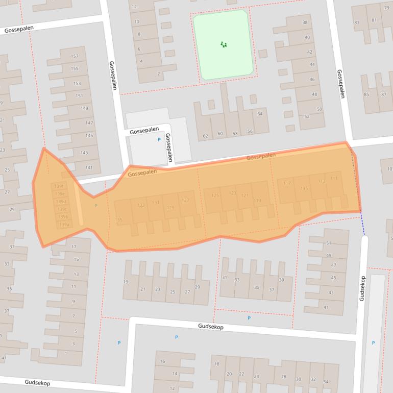 Kaart van postcodegebied 8604EJ.
