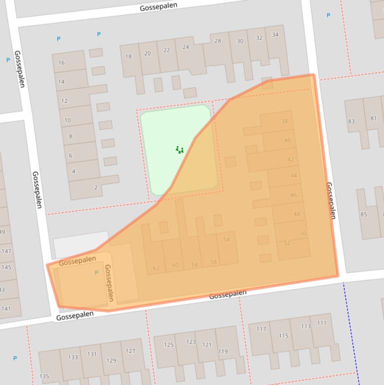 Kaart van postcodegebied 8604EM.