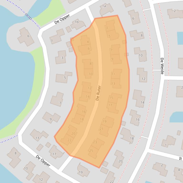 Kaart van postcodegebied 8604VP.