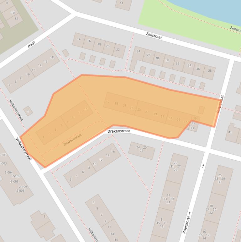 Kaart van postcodegebied 8605BG.