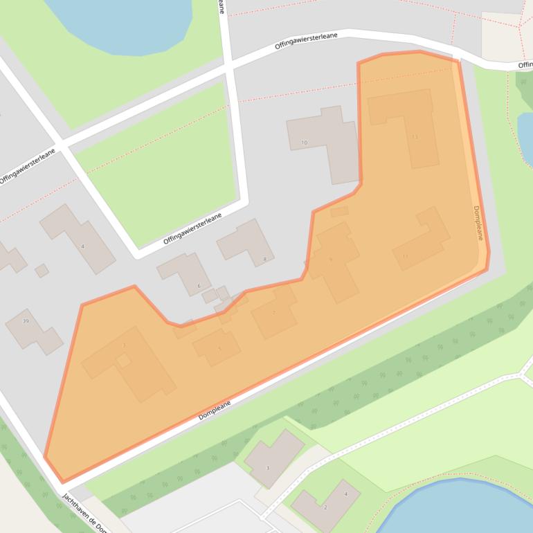 Kaart van postcodegebied 8605CN.