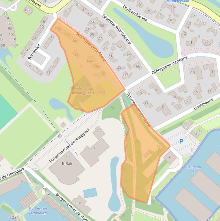 Kaart van postcodegebied 8605CV.