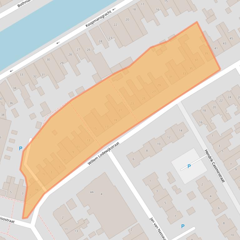 Kaart van postcodegebied 8606AC.