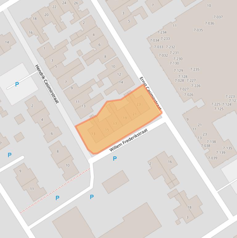 Kaart van postcodegebied 8606AM.