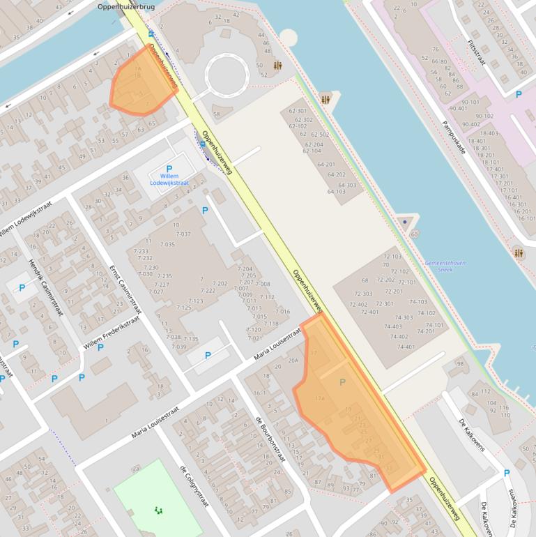 Kaart van postcodegebied 8606AP.