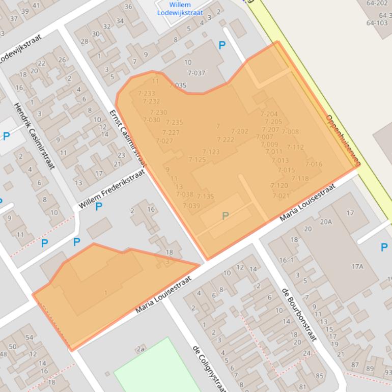 Kaart van postcodegebied 8606AV.