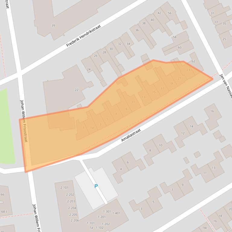 Kaart van postcodegebied 8606BD.