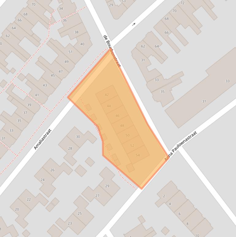 Kaart van postcodegebied 8606BN.