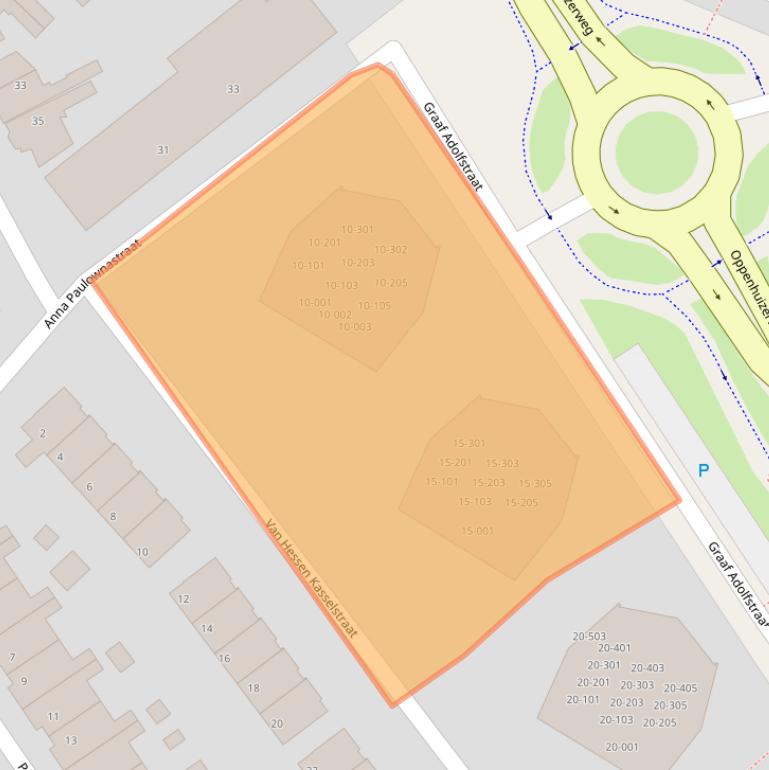 Kaart van postcodegebied 8606BS.