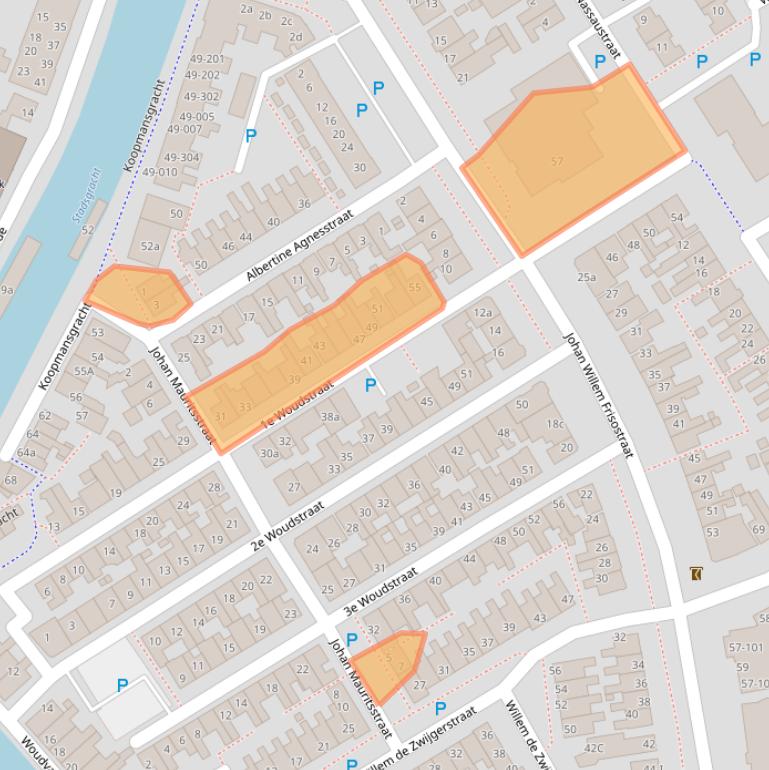 Kaart van postcodegebied 8606CC.