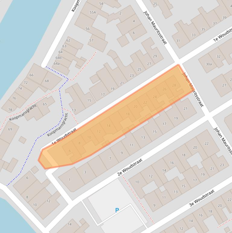 Kaart van postcodegebied 8606CD.