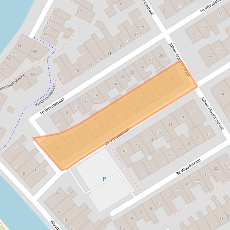 Kaart van postcodegebied 8606CG.