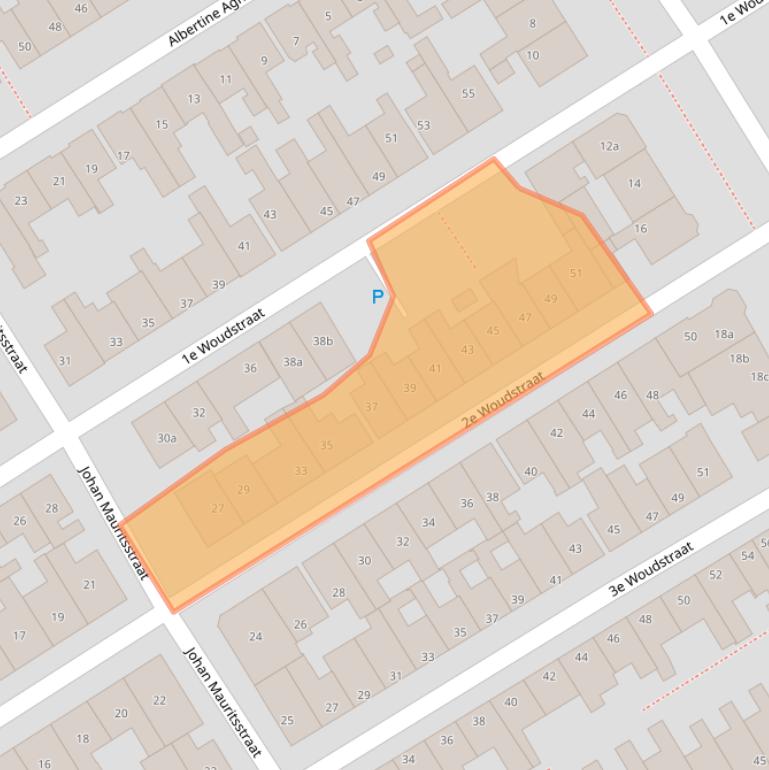 Kaart van postcodegebied 8606CH.