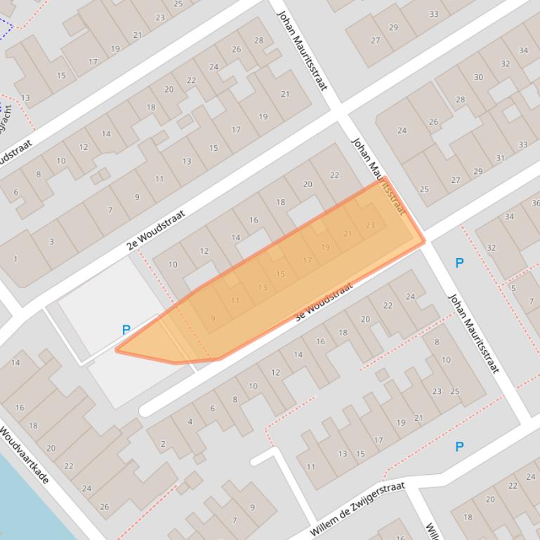 Kaart van postcodegebied 8606CL.