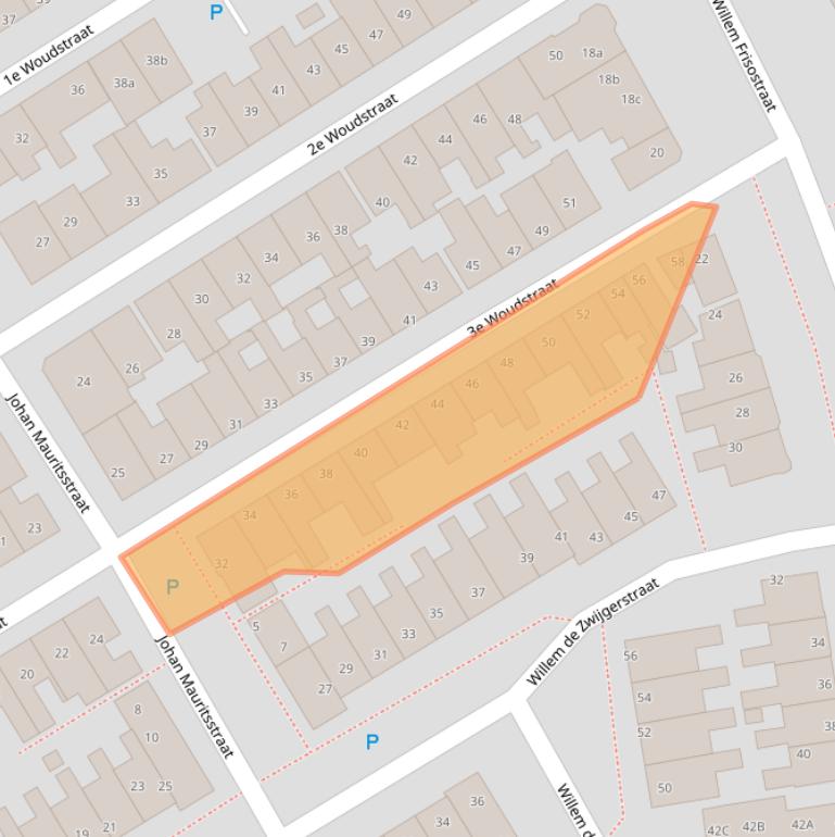 Kaart van postcodegebied 8606CP.