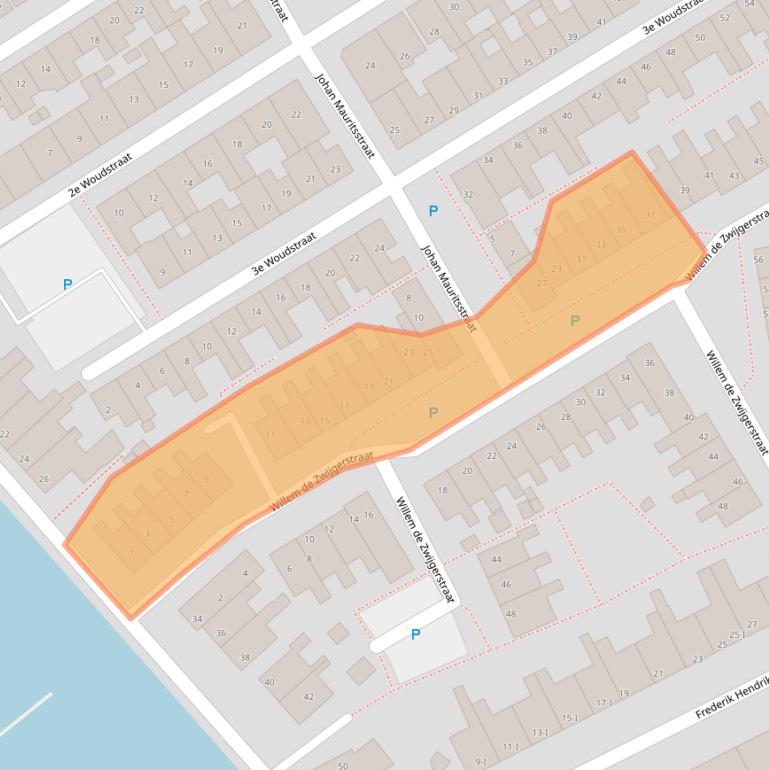 Kaart van postcodegebied 8606EA.