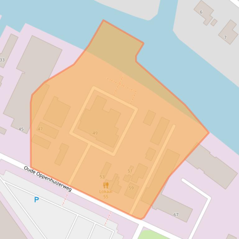 Kaart van postcodegebied 8606JB.