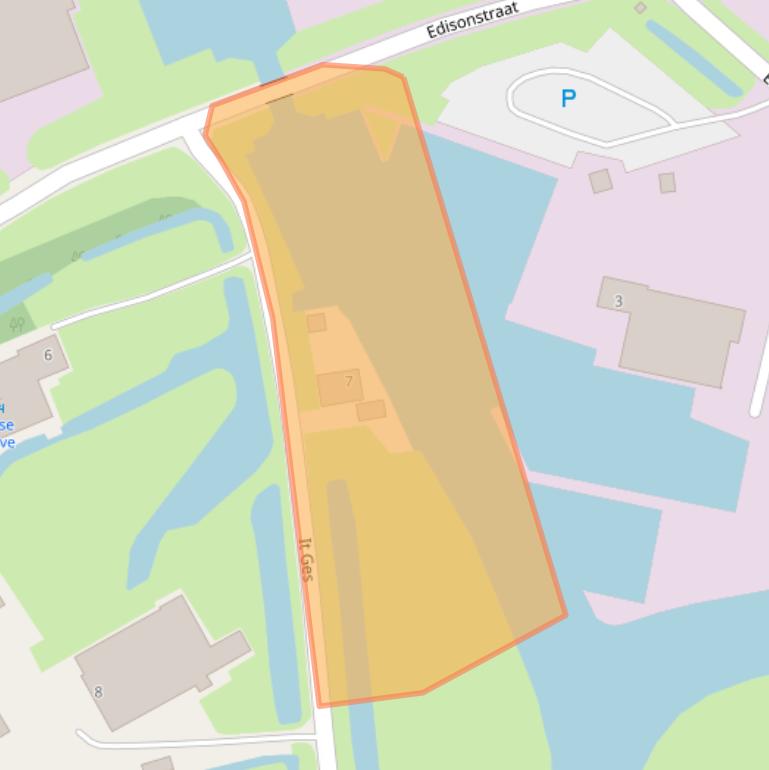 Kaart van postcodegebied 8606JL.