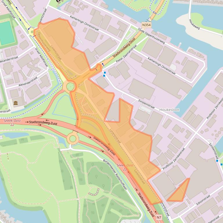 Kaart van postcodegebied 8606JP.