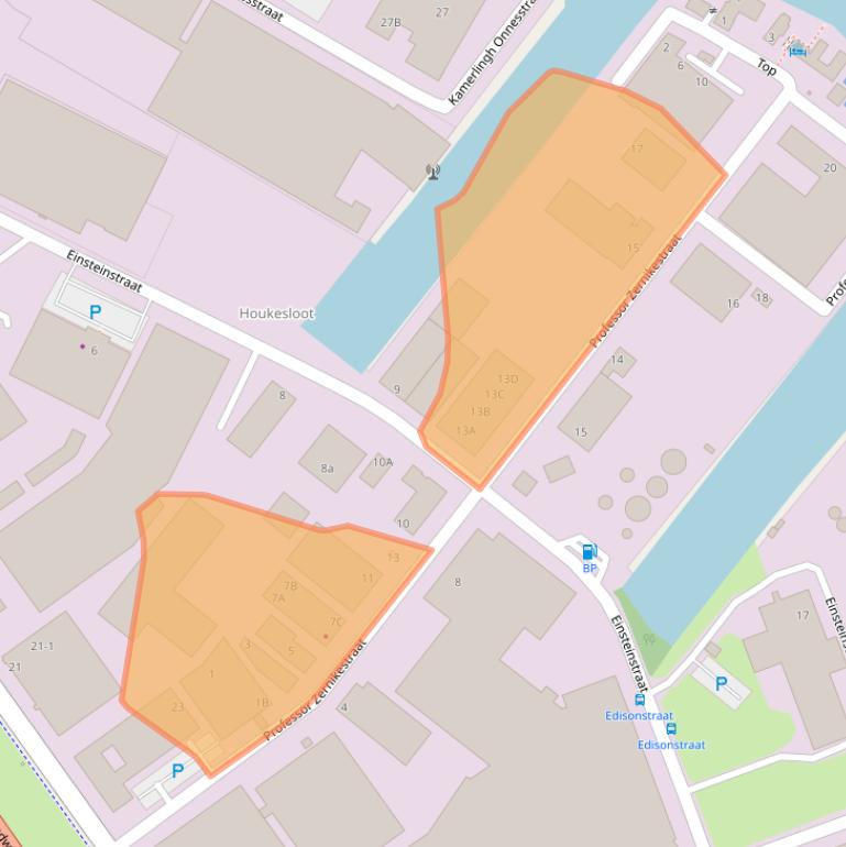 Kaart van postcodegebied 8606JS.