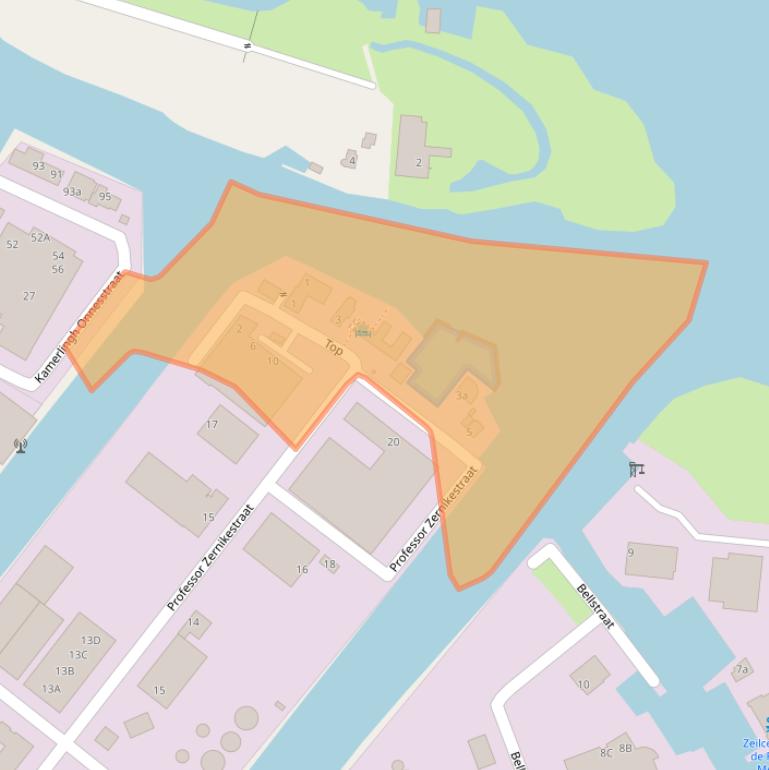 Kaart van postcodegebied 8606JT.