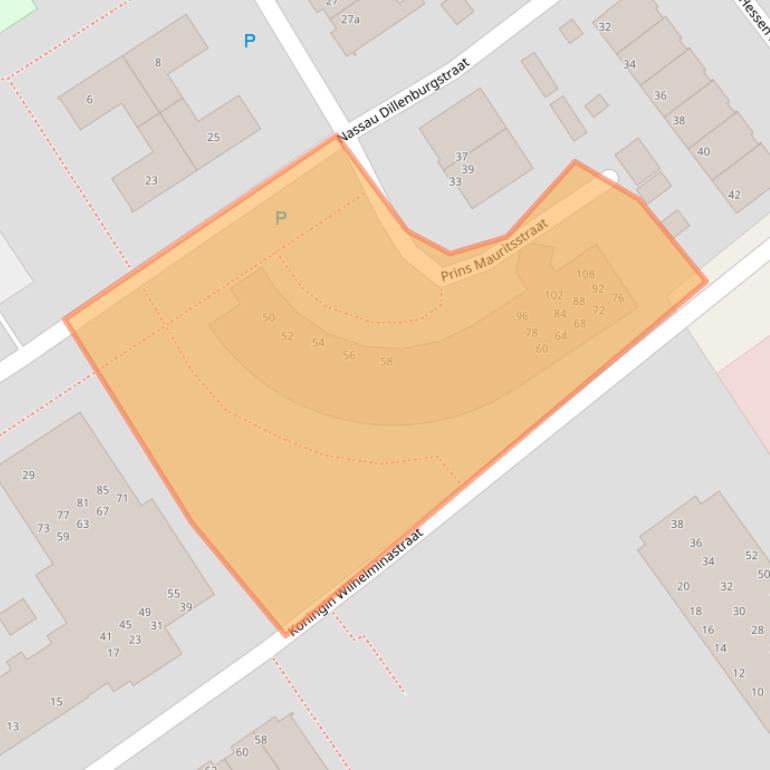 Kaart van postcodegebied 8606VS.
