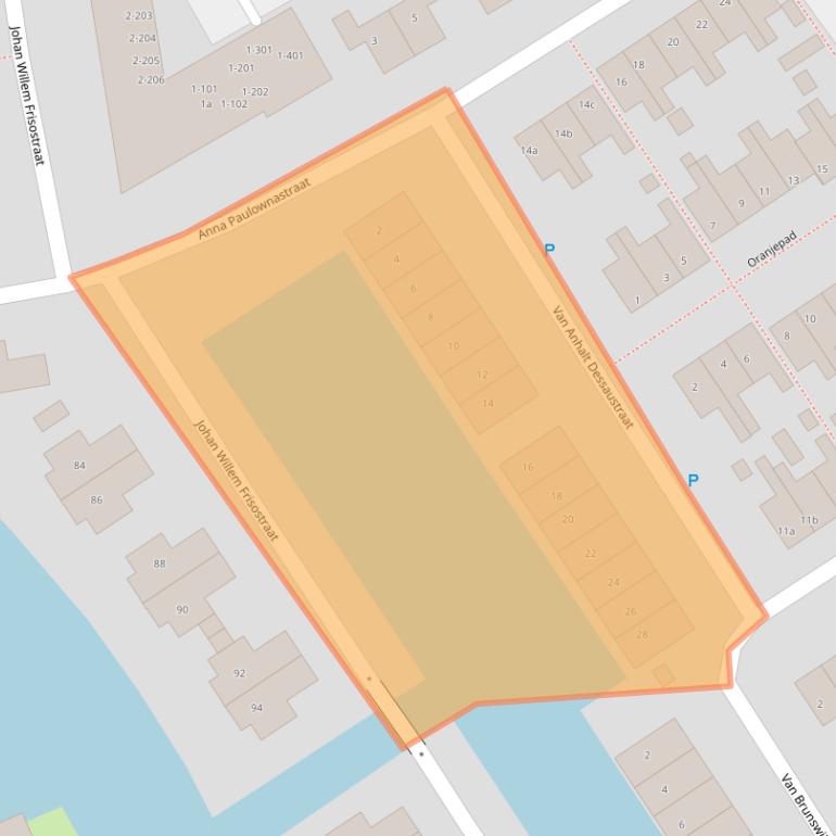 Kaart van postcodegebied 8606XD.