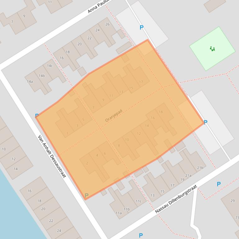 Kaart van postcodegebied 8606XX.