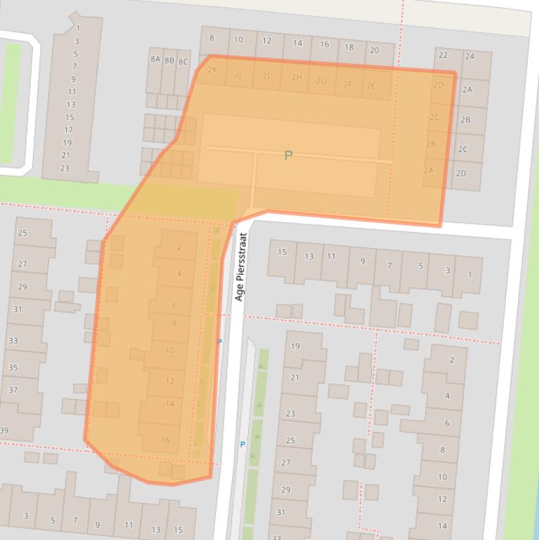 Kaart van postcodegebied 8607BA.