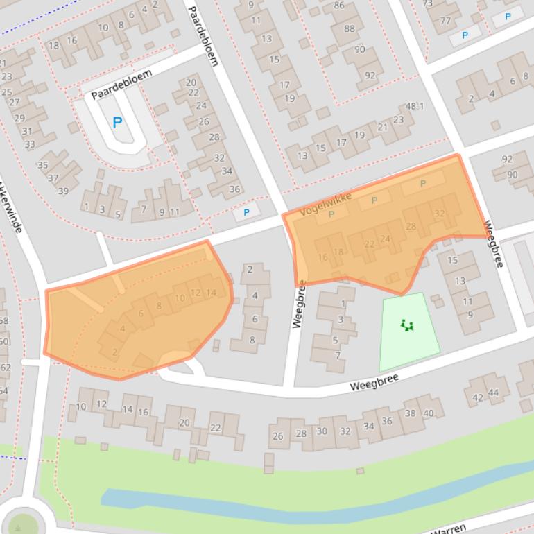Kaart van postcodegebied 8607DP.