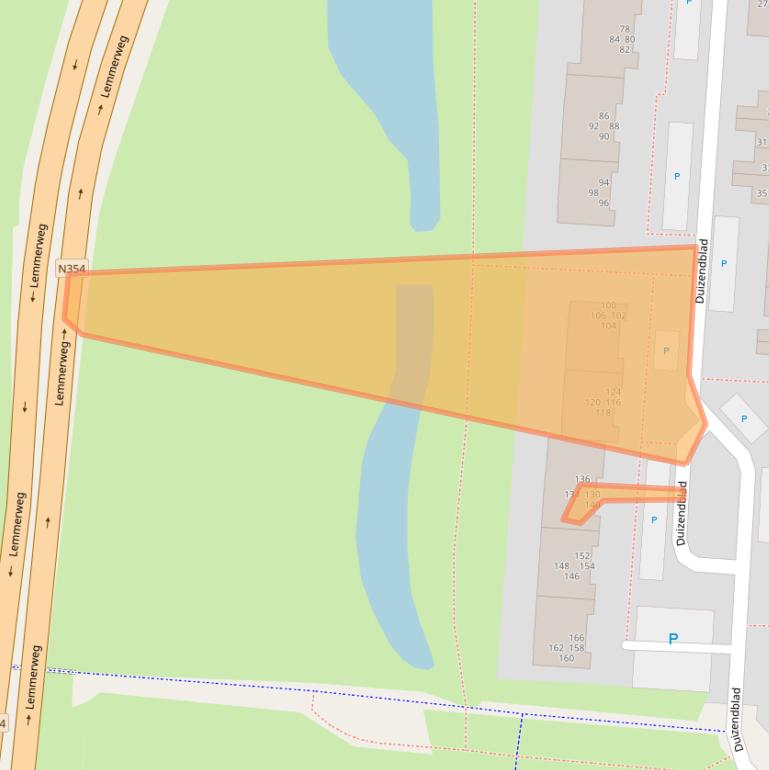 Kaart van postcodegebied 8607EW.