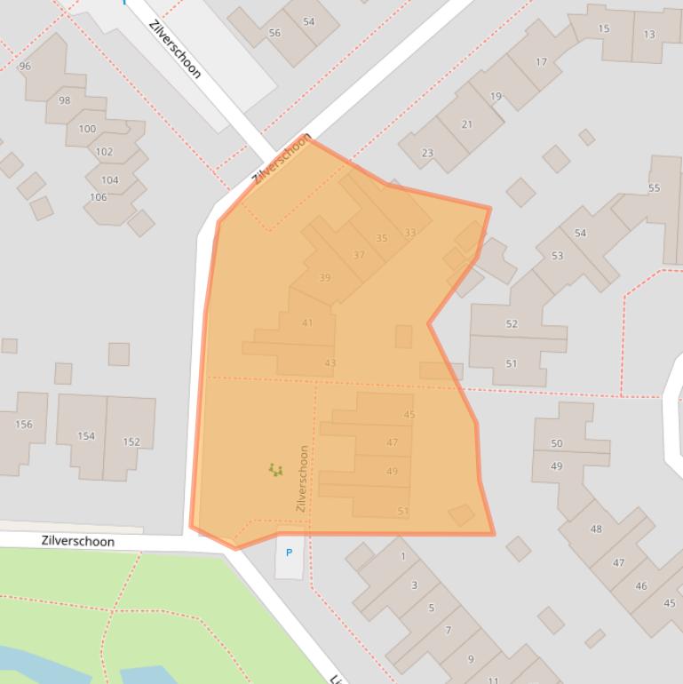 Kaart van postcodegebied 8607GH.