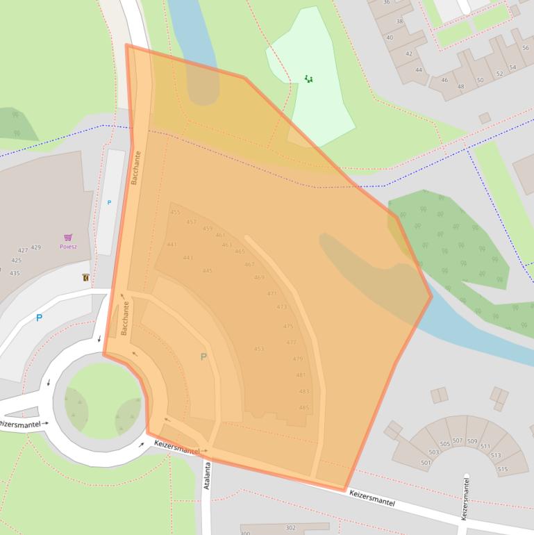 Kaart van postcodegebied 8607GK.