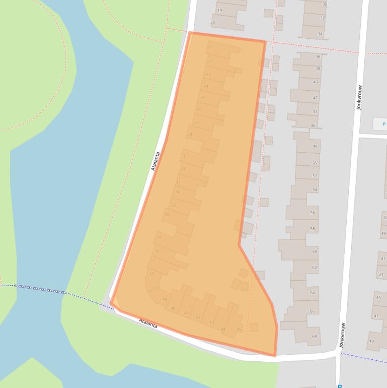 Kaart van postcodegebied 8607GP.