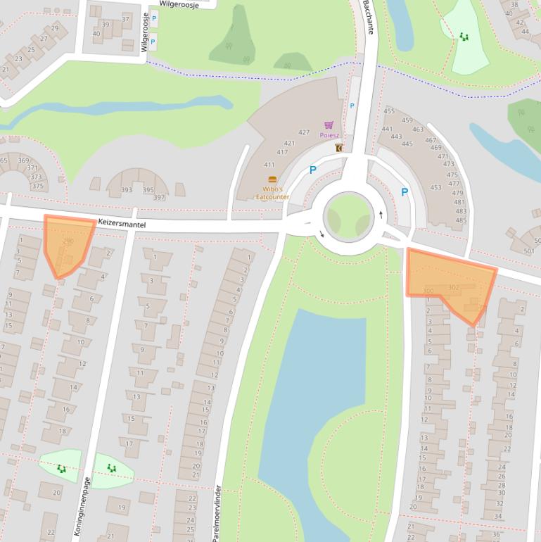 Kaart van postcodegebied 8607GZ.