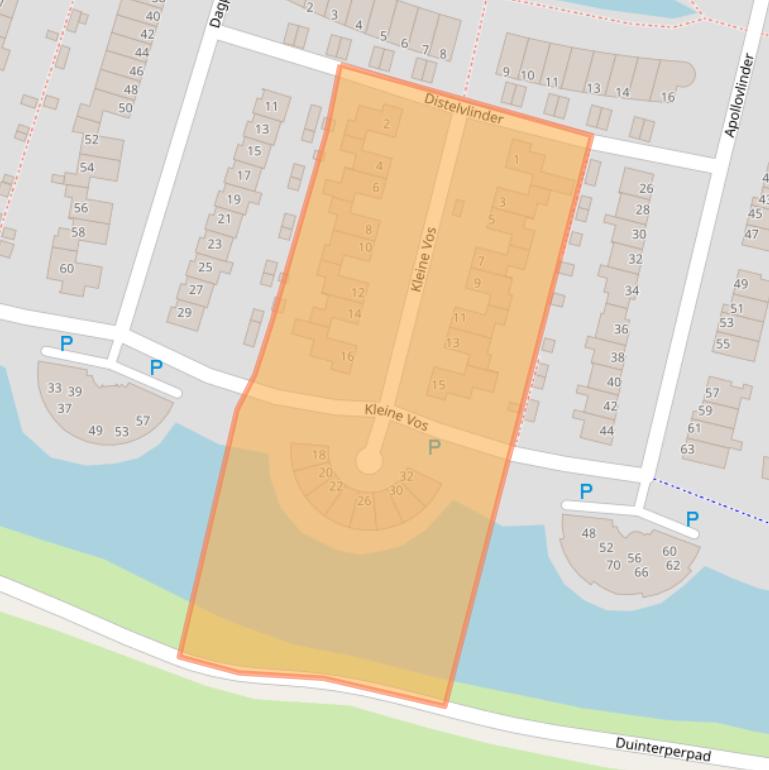 Kaart van postcodegebied 8607HM.