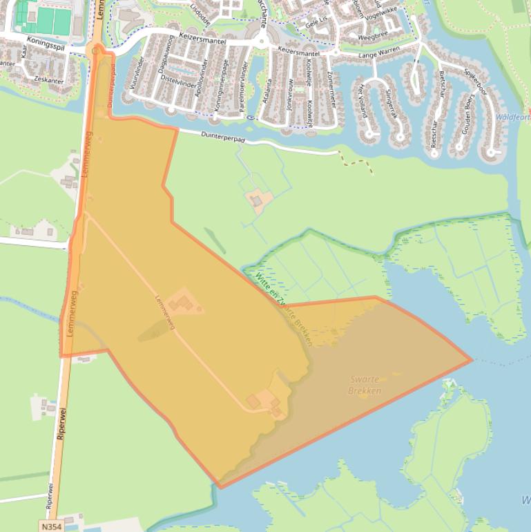 Kaart van postcodegebied 8607JK.