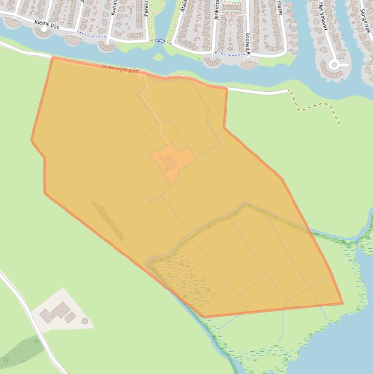 Kaart van postcodegebied 8607JL.